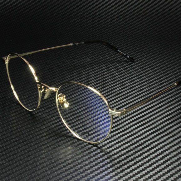 Saint Laurent Men's Havana and Gold Eyeglasses!